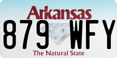 AR license plate 879WFY