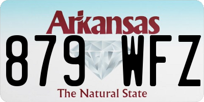AR license plate 879WFZ