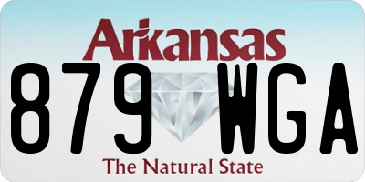 AR license plate 879WGA