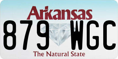 AR license plate 879WGC
