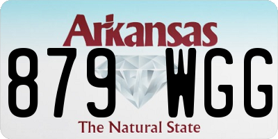 AR license plate 879WGG