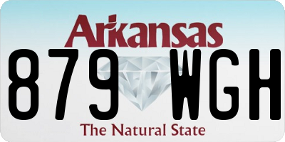 AR license plate 879WGH