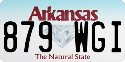 AR license plate 879WGI