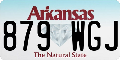 AR license plate 879WGJ