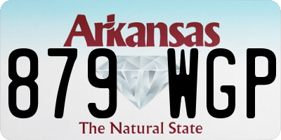 AR license plate 879WGP