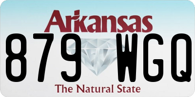 AR license plate 879WGQ