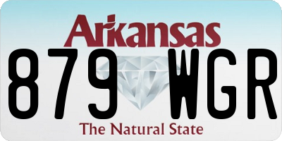 AR license plate 879WGR