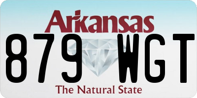 AR license plate 879WGT