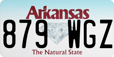 AR license plate 879WGZ