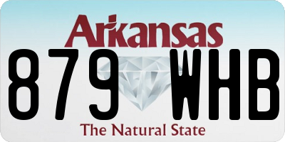 AR license plate 879WHB