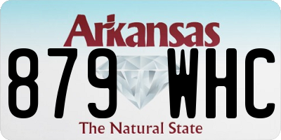 AR license plate 879WHC