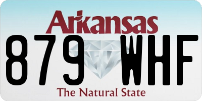 AR license plate 879WHF