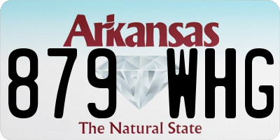 AR license plate 879WHG