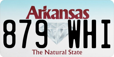 AR license plate 879WHI
