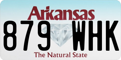 AR license plate 879WHK