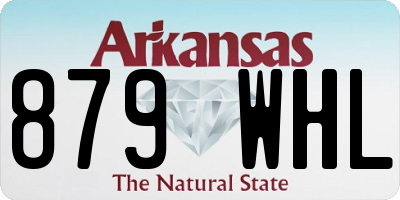 AR license plate 879WHL