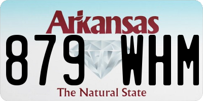 AR license plate 879WHM