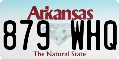 AR license plate 879WHQ