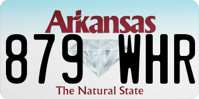 AR license plate 879WHR