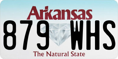 AR license plate 879WHS