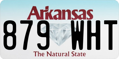 AR license plate 879WHT