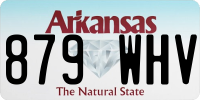 AR license plate 879WHV