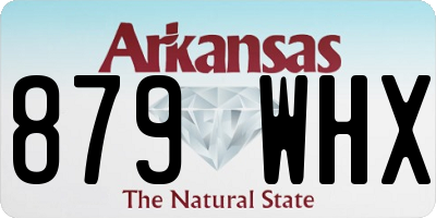 AR license plate 879WHX