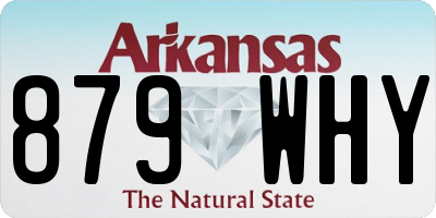 AR license plate 879WHY