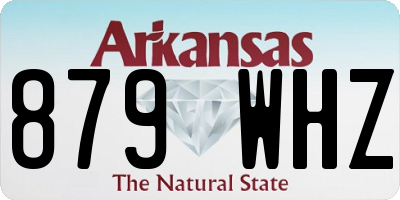AR license plate 879WHZ