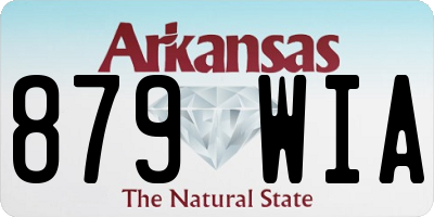 AR license plate 879WIA