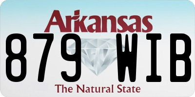 AR license plate 879WIB