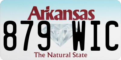 AR license plate 879WIC