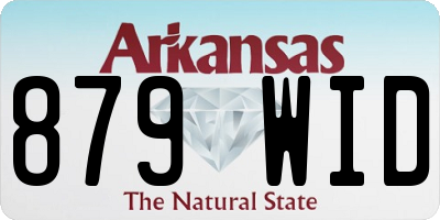 AR license plate 879WID