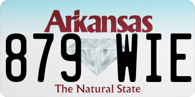 AR license plate 879WIE