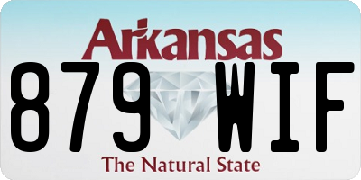 AR license plate 879WIF