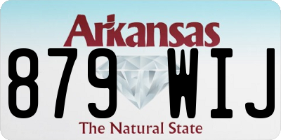 AR license plate 879WIJ