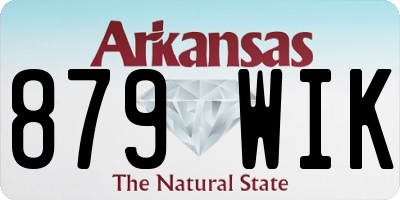 AR license plate 879WIK