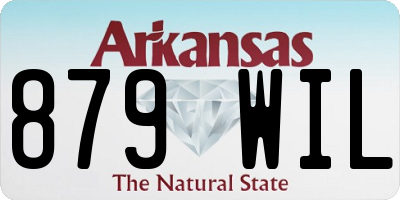 AR license plate 879WIL