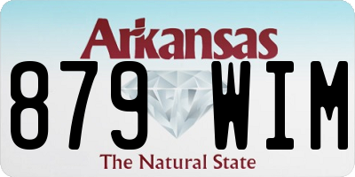 AR license plate 879WIM