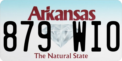 AR license plate 879WIO