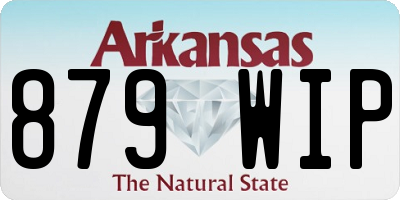 AR license plate 879WIP