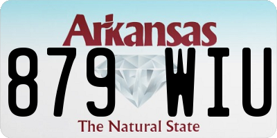 AR license plate 879WIU