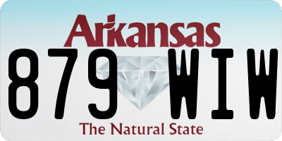 AR license plate 879WIW