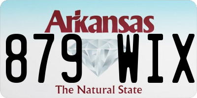 AR license plate 879WIX