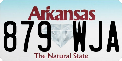 AR license plate 879WJA