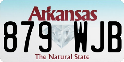 AR license plate 879WJB
