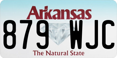AR license plate 879WJC