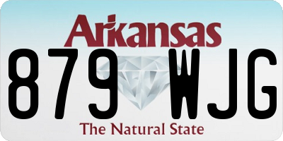 AR license plate 879WJG