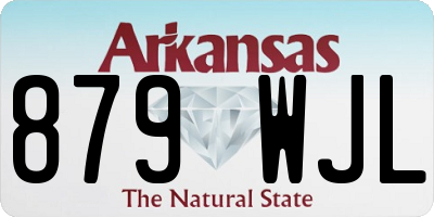 AR license plate 879WJL