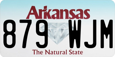 AR license plate 879WJM